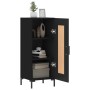 Aparador de madera contrachapada negro 34,5x34x90 cm | Foro24.es | Tu tienda online para hogar, jardín y más Foro24.es