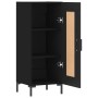 Aparador de madera contrachapada negro 34,5x34x90 cm | Foro24.es | Tu tienda online para hogar, jardín y más Foro24.es
