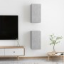 Muebles para TV 2 uds contrachapada gris hormigón 30,5x30x60 cm by , TV Furniture - Ref: Foro24-803335, Price: 64,83 €, Disco...