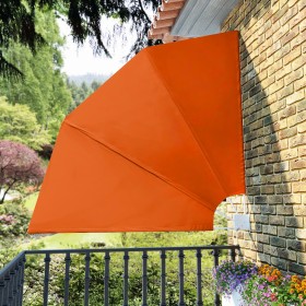 Toldo lateral plegable de balcón color terracota 210x210 cm de , Sombrillas - Ref: Foro24-41579, Precio: 46,08 €, Descuento: %