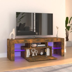 Mueble de TV con luces LED roble ahumado 120x35x40 cm von , TV-Möbel - Ref: Foro24-815666, Preis: 94,45 €, Rabatt: %