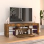 Mueble de TV con luces LED roble ahumado 120x35x40 cm von , TV-Möbel - Ref: Foro24-815666, Preis: 94,45 €, Rabatt: %