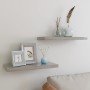 Estantes flotantes pared 2 uds MDF gris hormigón 60x23,5x3,8 cm by , Shelves and shelves - Ref: Foro24-326598, Price: 35,22 €...
