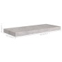 Estantes flotantes pared 2 uds MDF gris hormigón 60x23,5x3,8 cm by , Shelves and shelves - Ref: Foro24-326598, Price: 35,22 €...