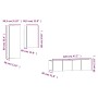 Set de muebles de TV 4 pzas madera contrachapada roble ahumado | Foro24.es | Tu tienda online para hogar, jardín y más Foro24.es