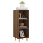 Aparador madera contrachapada marrón roble 34,5x32,5x90 cm | Foro24.es | Tu tienda online para hogar, jardín y más Foro24.es