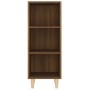 Aparador madera contrachapada marrón roble 34,5x32,5x90 cm | Foro24.es | Tu tienda online para hogar, jardín y más Foro24.es