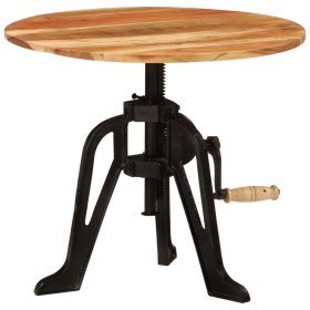 Comprar Mesa auxiliar madera de acacia y hierro