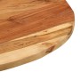 Mesa auxiliar madera de acacia y hierro fundido 60x(42-62) cm | Foro24.es | Tu tienda online para hogar, jardín y más Foro24.es