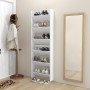 Zapateros de pared 2 uds madera contrachapada blanco 60x18x90cm von , Schuhregale und Schuhorganisatoren - Ref: Foro24-806760...