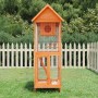 Casita para pájaros madera maciza pino marrón 60x58,5x160 cm von , Füße und Vogelkäfige - Ref: Foro24-172255, Preis: 143,78 €...