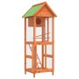 Casita para pájaros madera maciza pino marrón 60x58,5x160 cm von , Füße und Vogelkäfige - Ref: Foro24-172255, Preis: 143,78 €...
