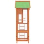 Casita para pájaros madera maciza pino marrón 60x58,5x160 cm von , Füße und Vogelkäfige - Ref: Foro24-172255, Preis: 143,78 €...