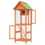 Casita para pájaros madera maciza pino marrón 60x58,5x160 cm von , Füße und Vogelkäfige - Ref: Foro24-172255, Preis: 143,78 €...