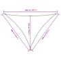 Toldo de vela triangular tela Oxford terracota 3x4x4 m by , Umbrellas - Ref: Foro24-135394, Price: 30,37 €, Discount: %