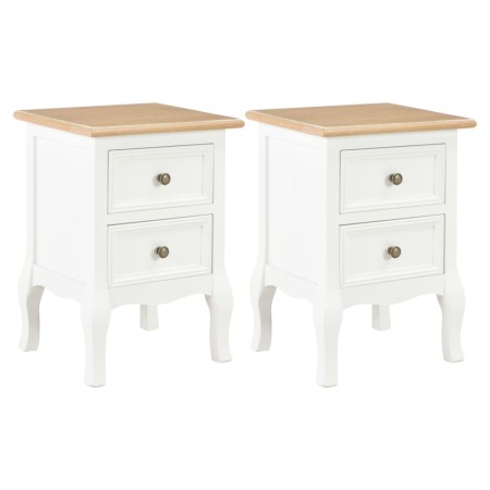 Mesitas de noche 2 unidades MDF blanco 35x30x49 cm von , Nachttische - Ref: Foro24-280037, Preis: 151,31 €, Rabatt: %