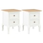 Mesitas de noche 2 unidades MDF blanco 35x30x49 cm von , Nachttische - Ref: Foro24-280037, Preis: 151,31 €, Rabatt: %