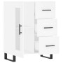 Aparador de madera de ingeniería blanco 69,5x34x90 cm de , Aparadores - Ref: Foro24-828068, Precio: 109,55 €