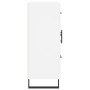 Aparador de madera de ingeniería blanco 69,5x34x90 cm de , Aparadores - Ref: Foro24-828068, Precio: 109,55 €