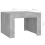 Mesa de centro madera contrachapada gris hormigón 50x50x35 cm von , Couchtisch - Ref: Foro24-808553, Preis: 37,23 €, Rabatt: %