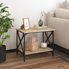 Mesa auxiliar madera contrachapada roble Sonoma 55x38x45 cm de , Mesas de centro - Ref: Foro24-823328, Precio: 43,72 €, Descu...