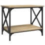 Mesa auxiliar madera contrachapada roble Sonoma 55x38x45 cm by , Coffee table - Ref: Foro24-823328, Price: 43,72 €, Discount: %