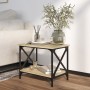 Mesa auxiliar madera contrachapada roble Sonoma 55x38x45 cm by , Coffee table - Ref: Foro24-823328, Price: 43,72 €, Discount: %