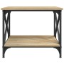 Mesa auxiliar madera contrachapada roble Sonoma 55x38x45 cm by , Coffee table - Ref: Foro24-823328, Price: 43,72 €, Discount: %