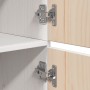 Aparador alto madera maciza de pino blanco 34x40x108,5 cm von , Sideboards - Ref: Foro24-820168, Preis: 90,69 €, Rabatt: %