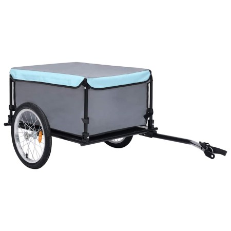 Remolque para bicicletas negro y azul 65 kg de , Remolques para bicicletas - Ref: Foro24-92589, Precio: 144,17 €, Descuento: %