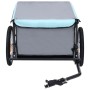 Remolque para bicicletas negro y azul 65 kg de , Remolques para bicicletas - Ref: Foro24-92589, Precio: 144,17 €, Descuento: %