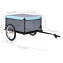 Remolque para bicicletas negro y azul 65 kg de , Remolques para bicicletas - Ref: Foro24-92589, Precio: 144,17 €, Descuento: %