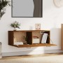 Armario pared madera contrachapada marrón roble 100x36,5x35 cm | Foro24.es | Tu tienda online para hogar, jardín y más Foro24.es