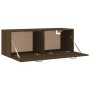 Armario pared madera contrachapada marrón roble 100x36,5x35 cm | Foro24.es | Tu tienda online para hogar, jardín y más Foro24.es