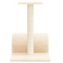 Poste rascador para gatos con túnel crema 60x34,5x50 cm von , Katzenmöbel - Ref: Foro24-171696, Preis: 29,05 €, Rabatt: %