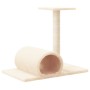 Poste rascador para gatos con túnel crema 60x34,5x50 cm von , Katzenmöbel - Ref: Foro24-171696, Preis: 29,05 €, Rabatt: %