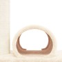 Poste rascador para gatos con túnel crema 60x34,5x50 cm von , Katzenmöbel - Ref: Foro24-171696, Preis: 29,05 €, Rabatt: %