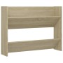 Zapateros de pared 2 uds contrachapada roble Sonoma 80x18x60 cm by , Shoe racks and shoe organizers - Ref: Foro24-806748, Pri...
