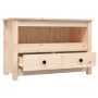 Mueble de TV de madera maciza de pino 79x35x52 cm von , TV-Möbel - Ref: Foro24-821497, Preis: 73,94 €, Rabatt: %
