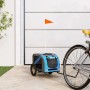 Remolque de bicicleta mascotas hierro tela Oxford azul gris von , Kinderwagen für Haustiere - Ref: Foro24-93869, Preis: 94,10...