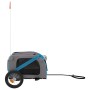 Remolque de bicicleta mascotas hierro tela Oxford azul gris von , Kinderwagen für Haustiere - Ref: Foro24-93869, Preis: 94,10...