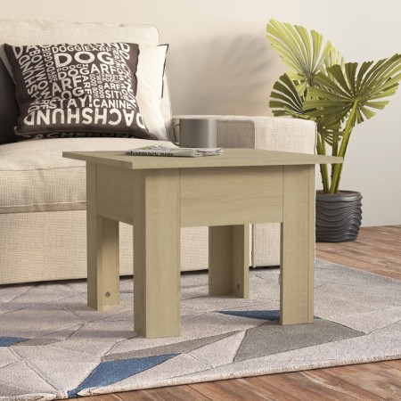 Mesa de centro madera de ingeniería roble Sonoma 55x55x42 cm by , Coffee table - Ref: Foro24-810238, Price: 32,50 €, Discount: %