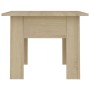 Mesa de centro madera de ingeniería roble Sonoma 55x55x42 cm by , Coffee table - Ref: Foro24-810238, Price: 32,50 €, Discount: %