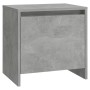 Mesita de noche madera ingeniería gris hormigón 45x34x44,5 cm de , Mesitas de noche - Ref: Foro24-809871, Precio: 33,90 €, De...