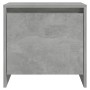 Mesita de noche madera ingeniería gris hormigón 45x34x44,5 cm de , Mesitas de noche - Ref: Foro24-809871, Precio: 33,90 €, De...