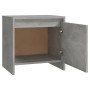 Mesita de noche madera ingeniería gris hormigón 45x34x44,5 cm de , Mesitas de noche - Ref: Foro24-809871, Precio: 33,90 €, De...