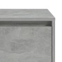 Mesita de noche madera ingeniería gris hormigón 45x34x44,5 cm de , Mesitas de noche - Ref: Foro24-809871, Precio: 33,90 €, De...