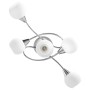 Lámpara de techo pantallas cerámica bol blanco 5 bombillas E14 de , Apliques de techo - Ref: Foro24-289237, Precio: 46,56 €