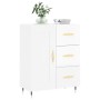 Aparador de madera contrachapada blanco brillante 69,5x34x90 cm | Foro24.es | Tu tienda online para hogar, jardín y más Foro24.es