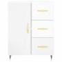 Aparador de madera contrachapada blanco brillante 69,5x34x90 cm | Foro24.es | Tu tienda online para hogar, jardín y más Foro24.es
